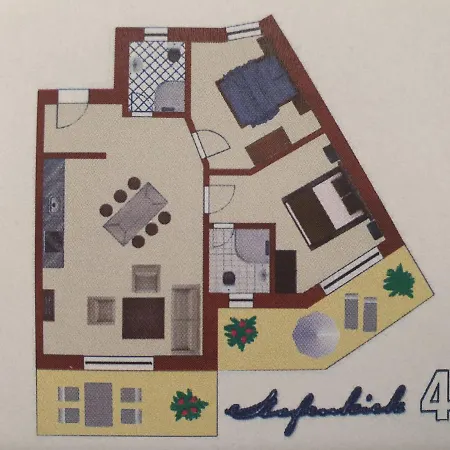 Hafenkiek 47 Mit 2 Baedern Und 2 Balkonen *