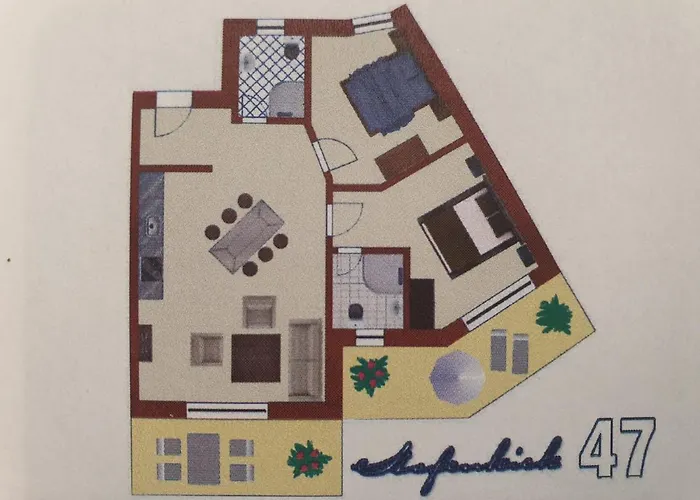 Hafenkiek 47 Mit 2 Baedern Und 2 Balkonen *
